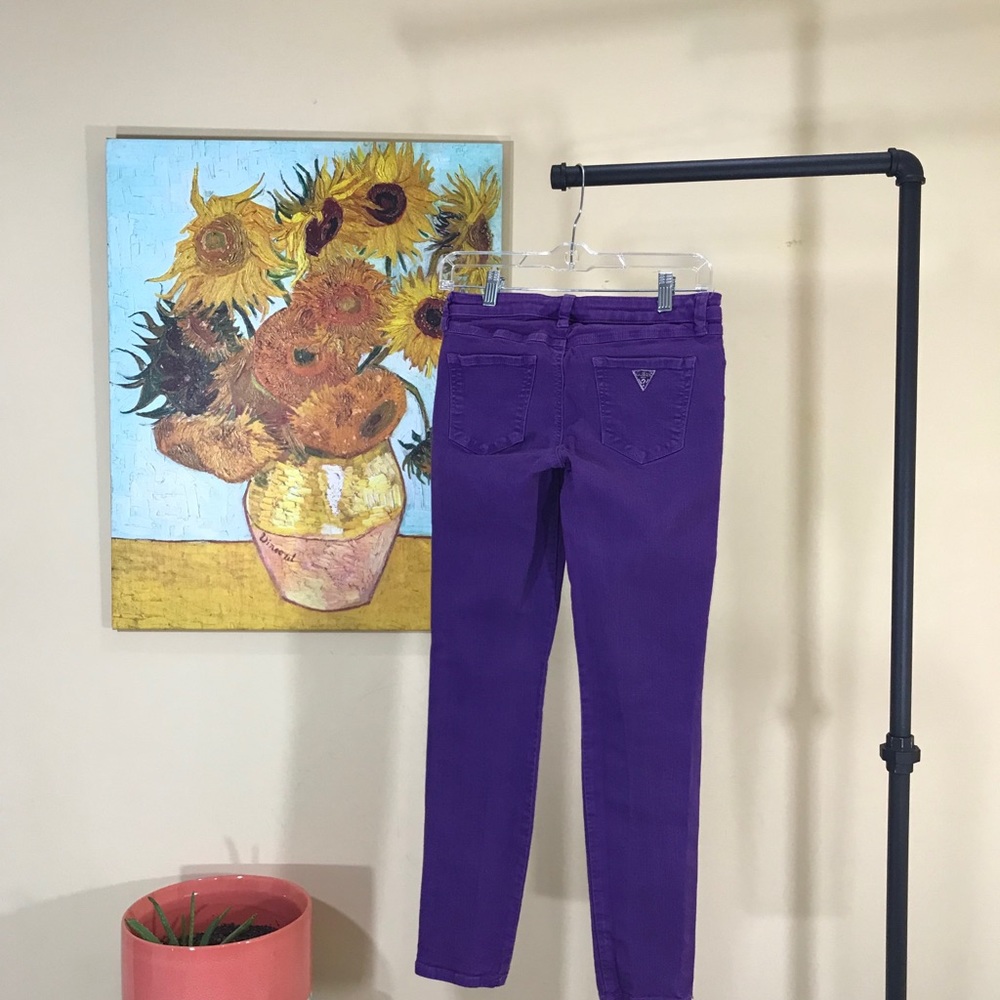 Guess Brittney-Skinny Jeans Purple - Picture 5 of 15